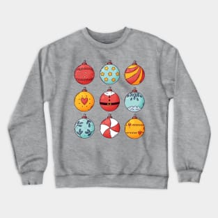 Christmas ball Ornament Collections Crewneck Sweatshirt